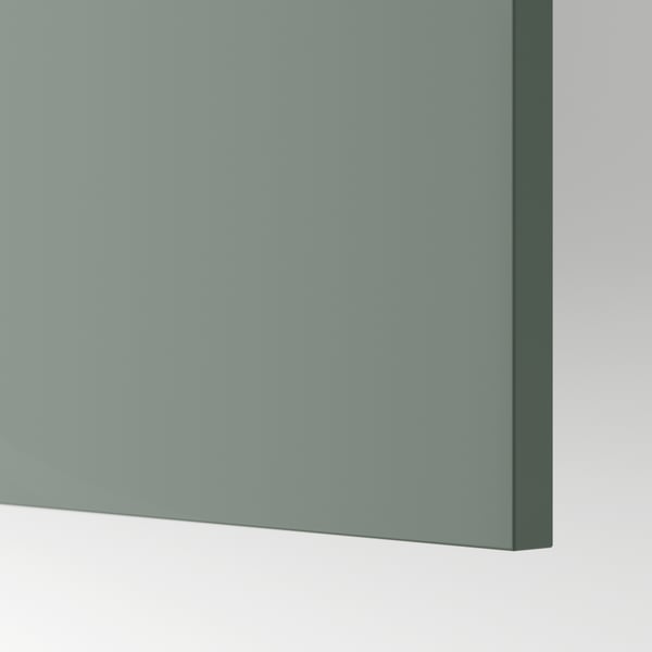 NICKEBO Cover panel, matt grey-green, 92x244 cm