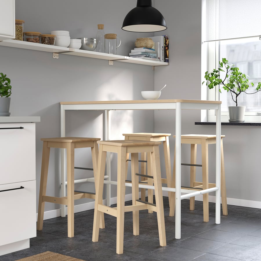 NILSOLLE Bar stool, birch IKEA