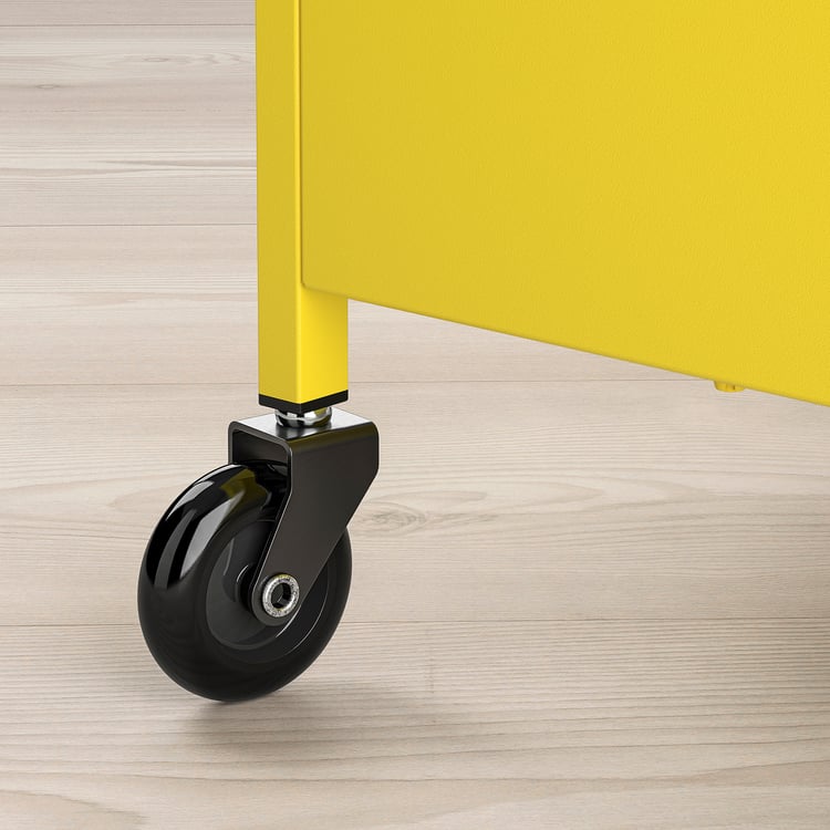 NISSAFORS trolley, yellow, 50.5x30x83 cm IKEA