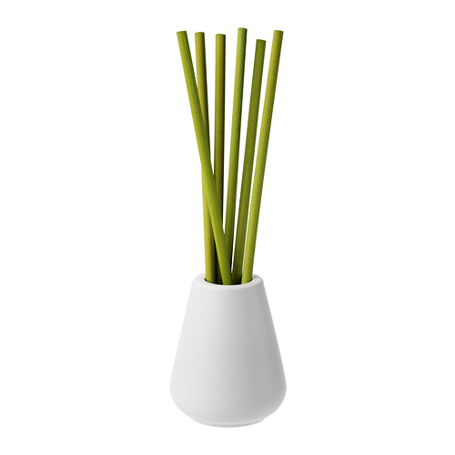 NJUTNING Vase and 6 scented sticks IKEA