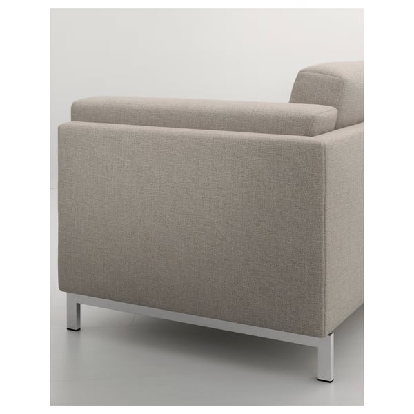 NOCKEBY Legs for 3-seat sofa, chrome-plated - IKEA
