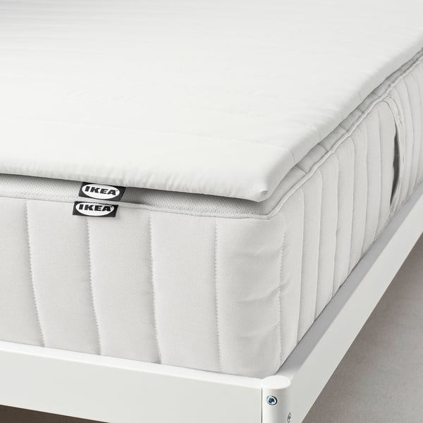NOPAKTE Mattress pad, white, Single