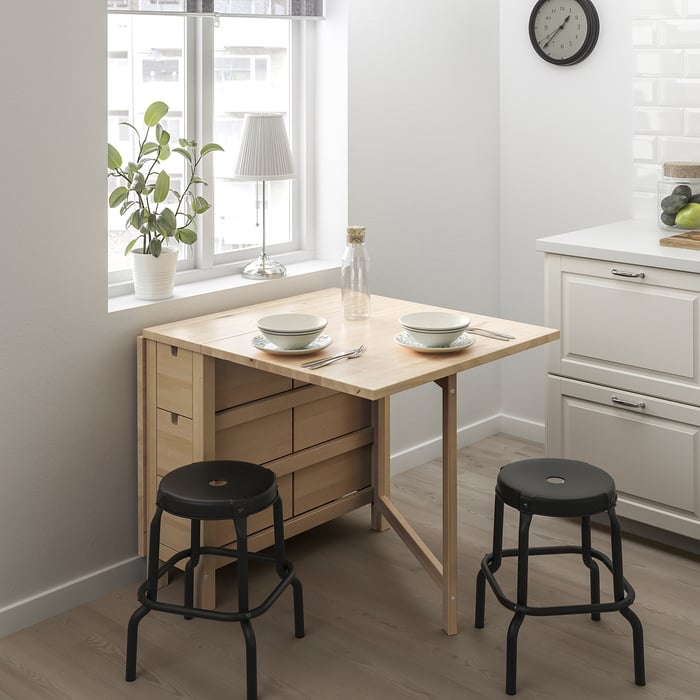 NORDEN Gateleg table, birch - IKEA