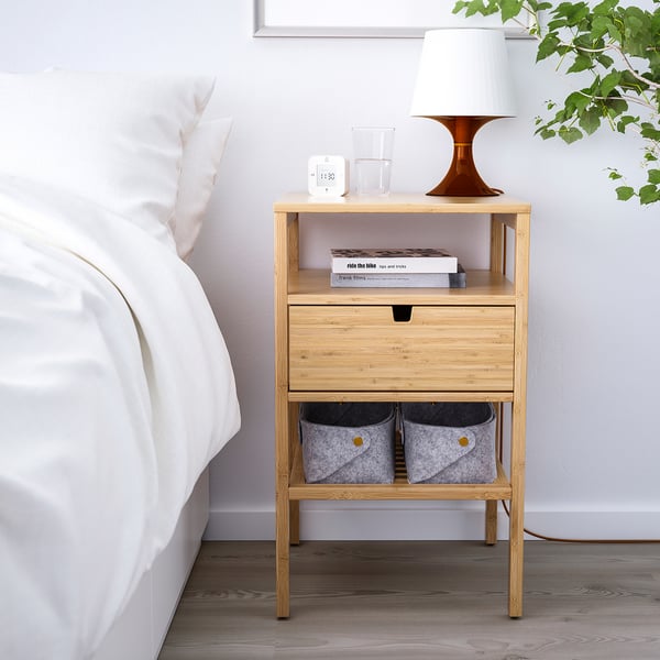 Nordkisa Bedside Table Bamboo Add To Cart Ikea