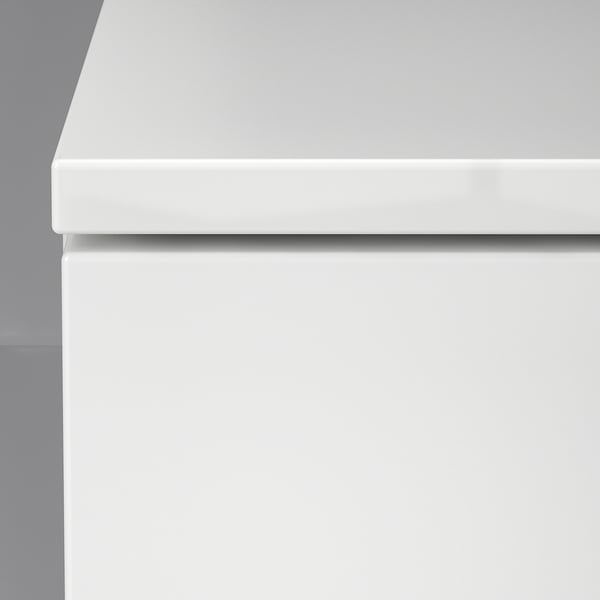 NORDLI Chest of 12 drawers, white, 160x145 cm
