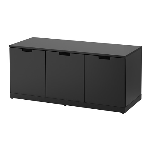 Nordli Chest Of 3 Drawers Anthracite Ikea