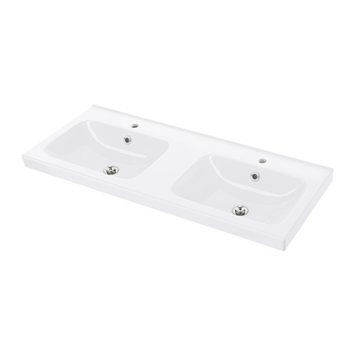 ODENSVIK Double washbasin 123x49x6 cm IKEA