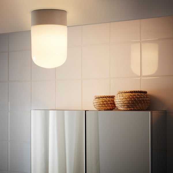 Ostana Ceiling Wall Lamp White Ikea