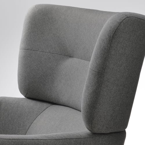 OSKARSHAMN wing chair, Tibbleby beige/grey IKEA