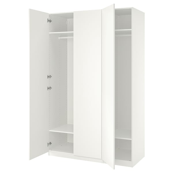 PAX / FORSAND Wardrobe combination, white/white, 150x60x236 cm