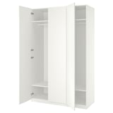 PAX / FORSAND Wardrobe combination, white/white, 150x60x236 cm