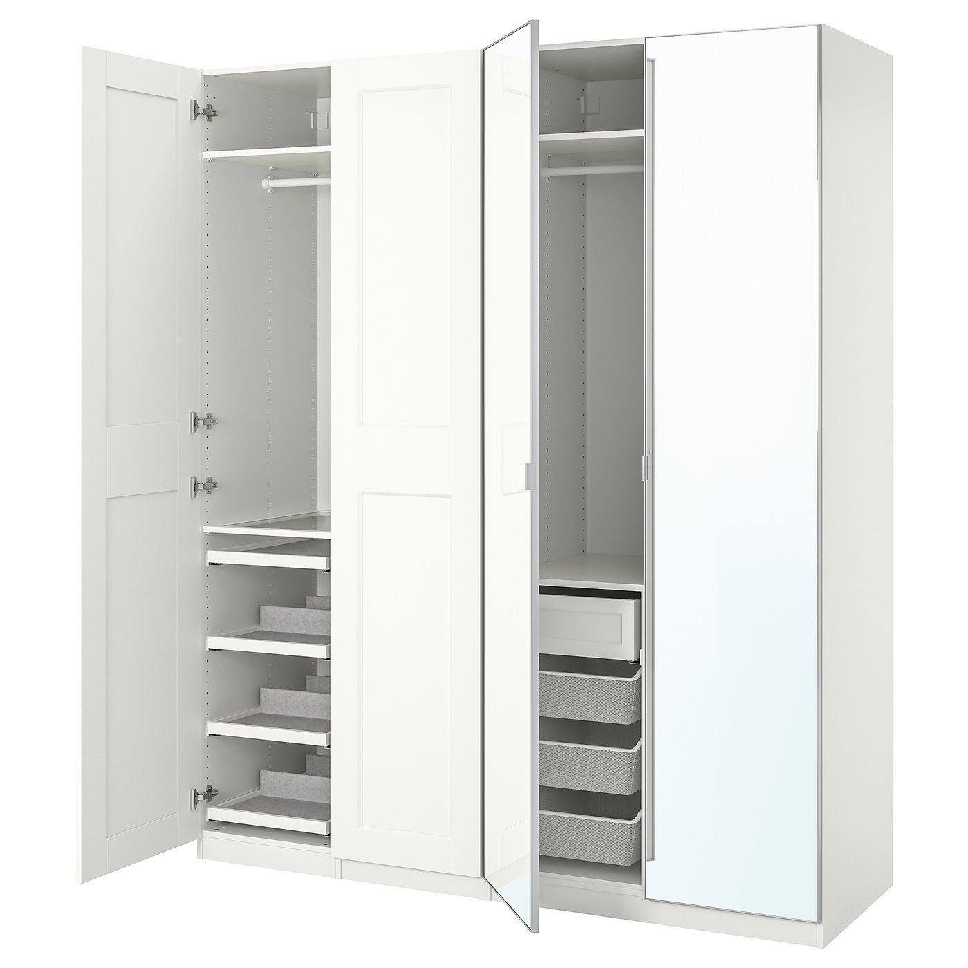 PAX / GRIMO/ÅHEIM Wardrobe combination 200x60x236 cm