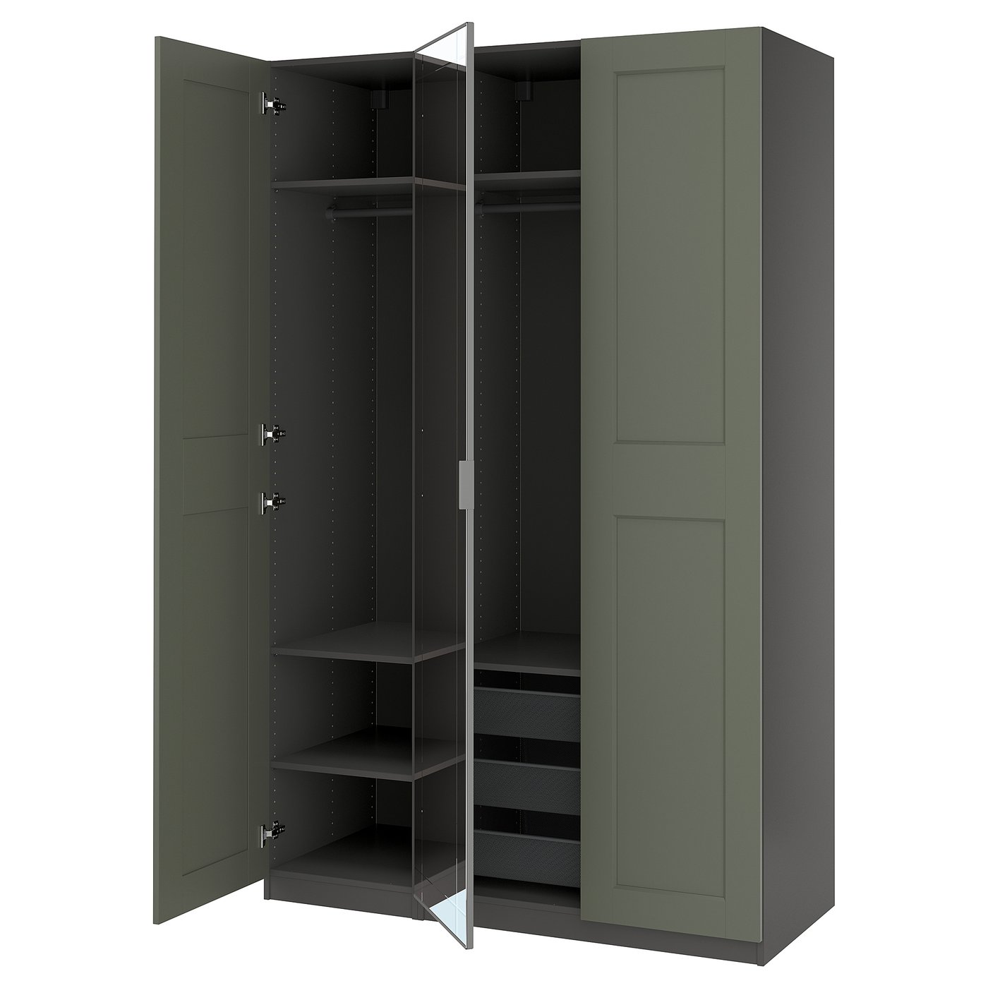 PAX / KAMMARTORP/GRIMO Wardrobe combination 150x60x236 cm