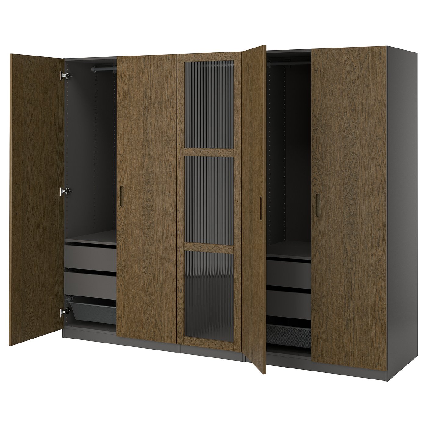 PAX / TONSTAD Wardrobe combination 250x60x201 cm