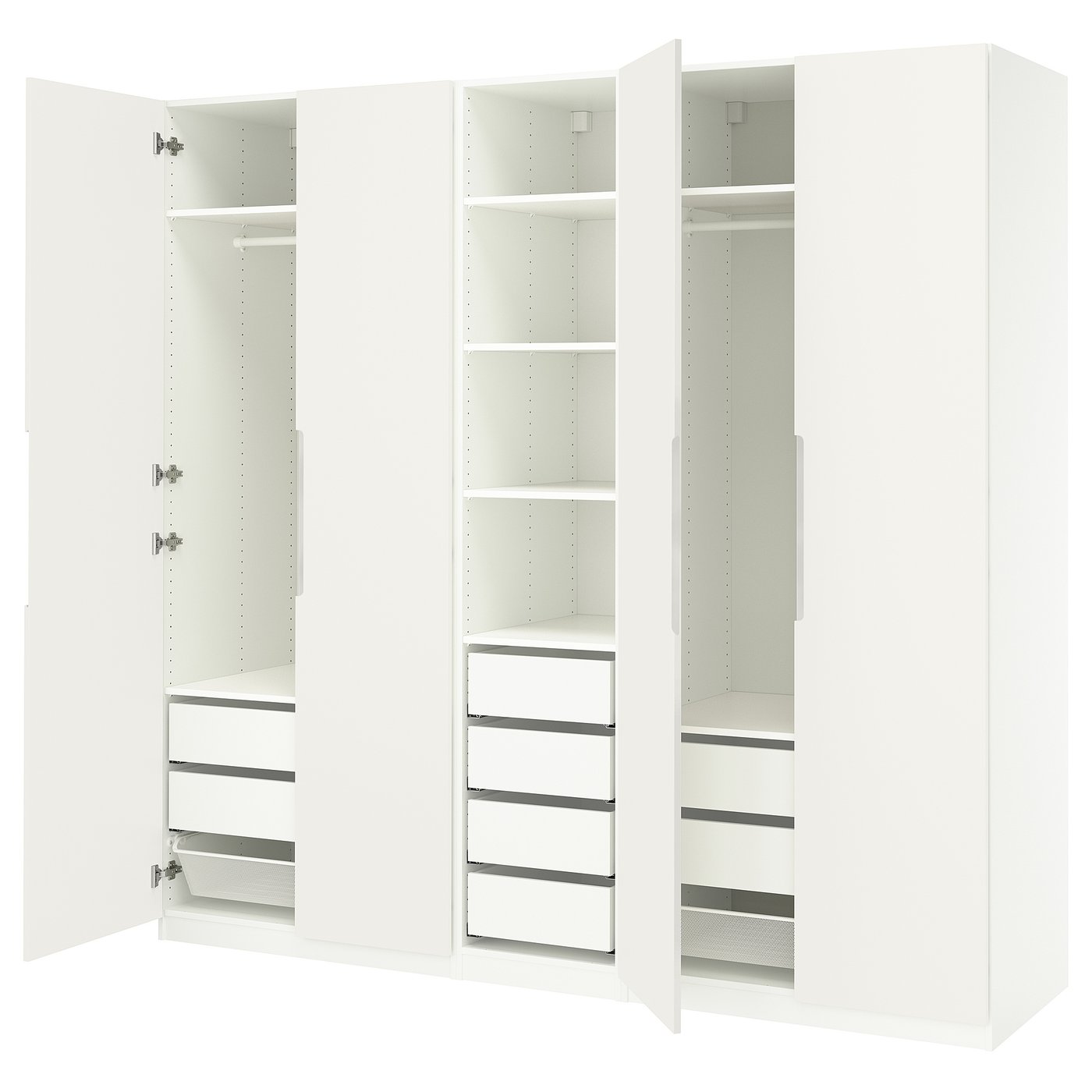 PAX / TONSTAD Wardrobe combination 250x60x236 cm