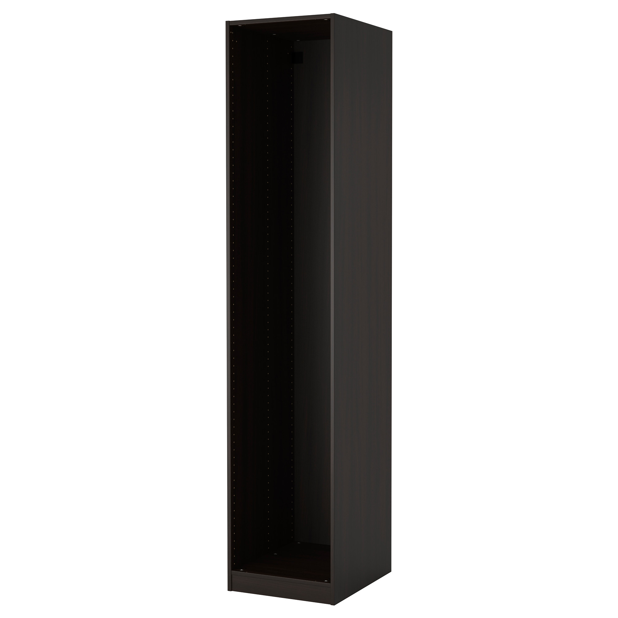 PAX Wardrobe frame, blackbrown, 50x58x236 cm IKEA