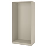 PAX Wardrobe frame, grey-beige, 100x58x201 cm