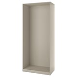 PAX Wardrobe frame, grey-beige, 100x58x236 cm