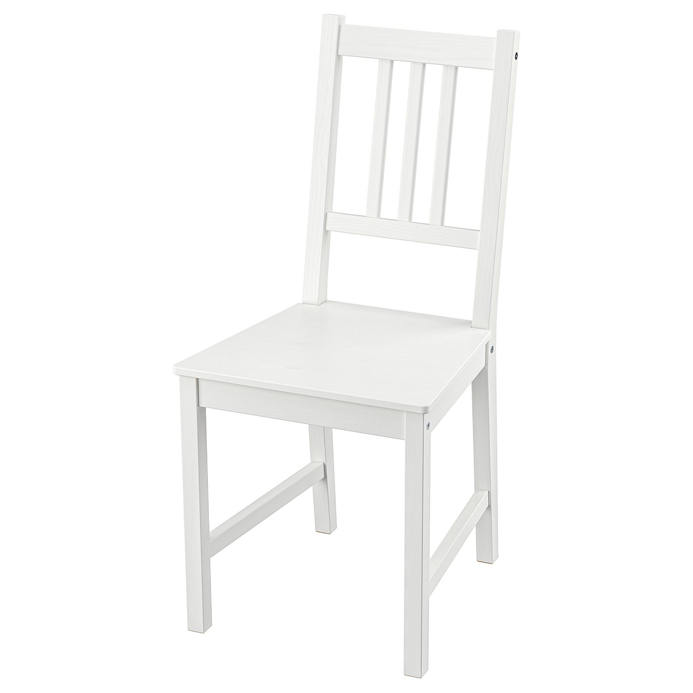PINNTORP Chair, white stained/pine