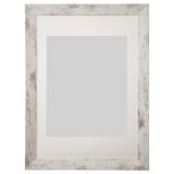 PLOMMONTRÄD Frame, white stained pine effect, 50x70 cm