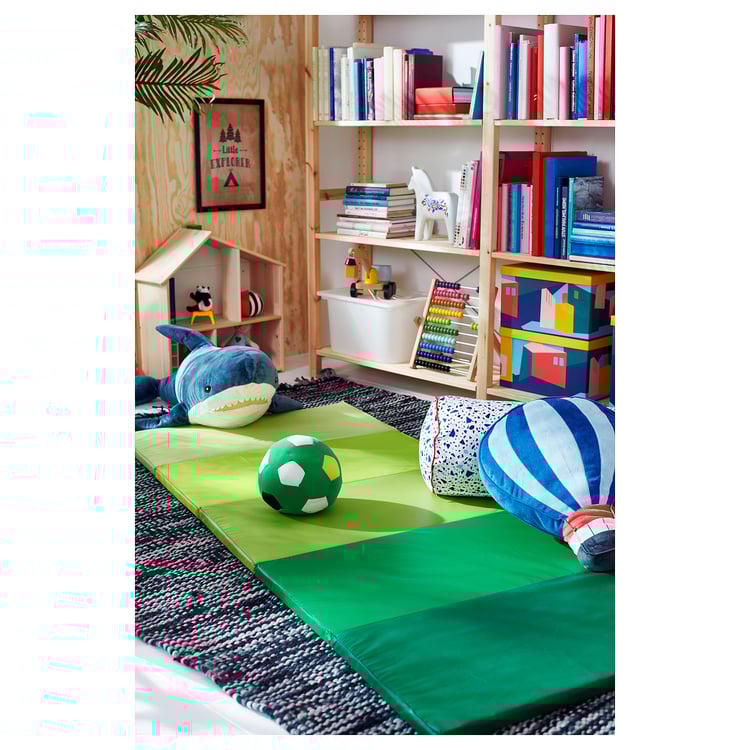 PLUFSIG Folding gym mat, green, 78x185 cm IKEA
