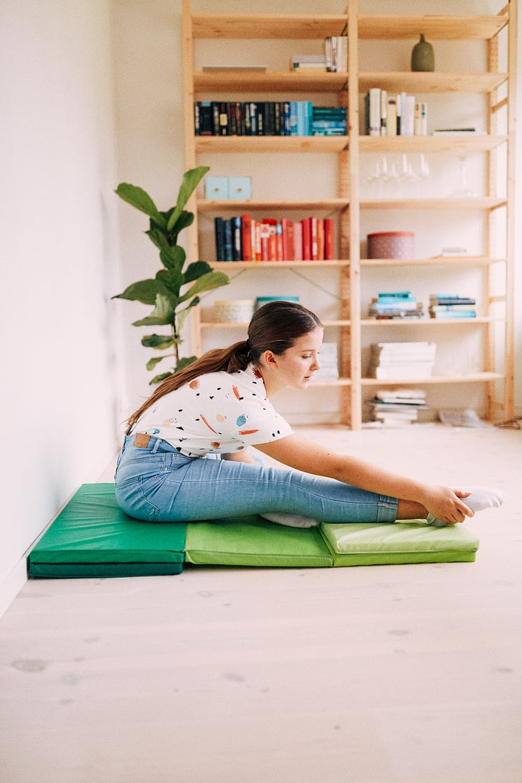PLUFSIG Folding gym mat, green, 78x185 cm IKEA