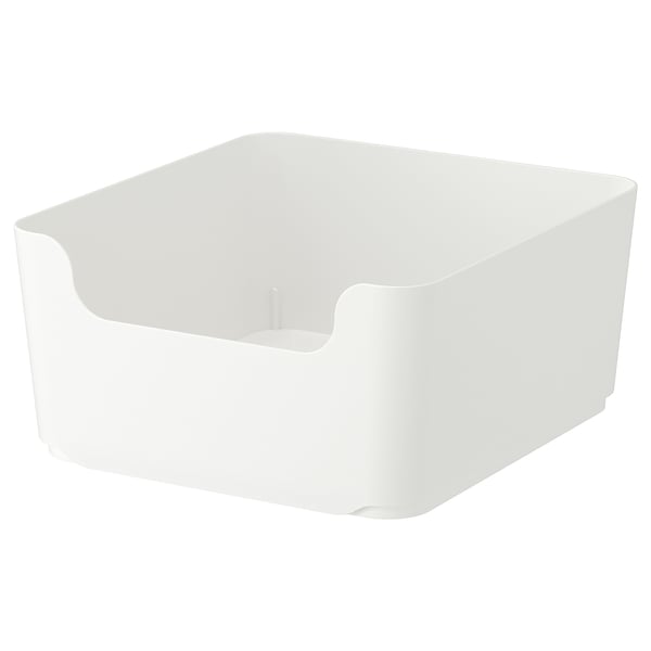 PLUGGIS Waste sorting bin, white, 8 l