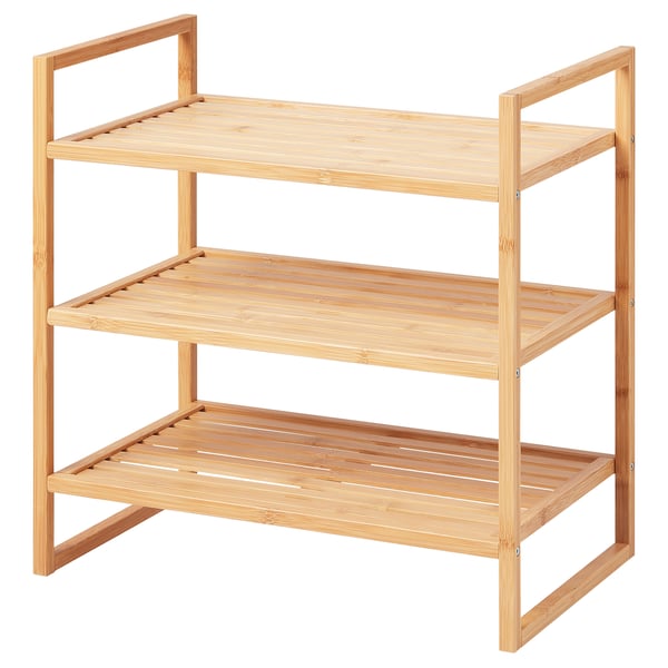 RÅGRUND Shelf unit, bamboo, 145/8x145/8x41 - IKEA