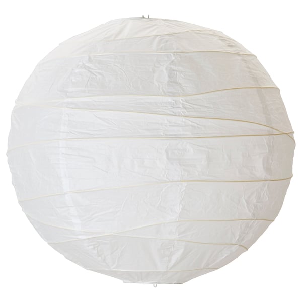 REGOLIT Pendant lamp shade, white/handmade, 45 cm
