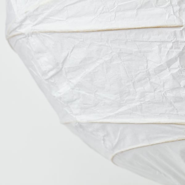 REGOLIT Pendant lamp shade, white/handmade, 45 cm