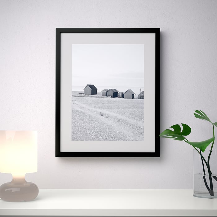 RIBBA Frame, black, 40x50 cm IKEA