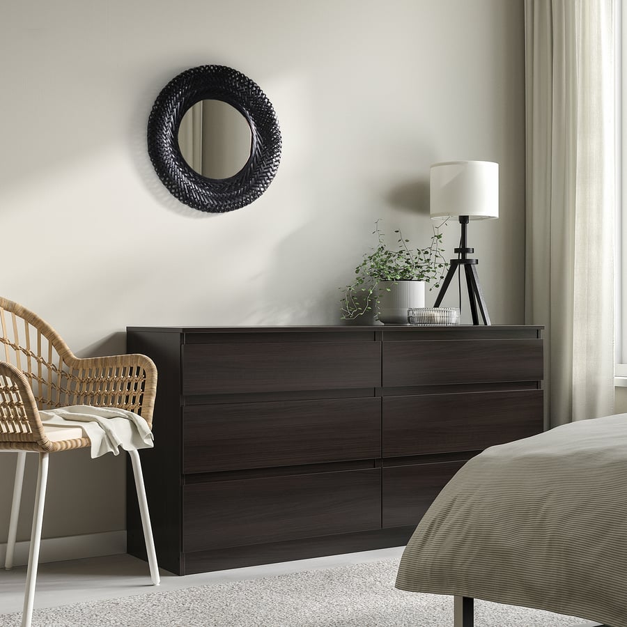 Round Mirrors Available in Black, Gold, White & Silver IKEA