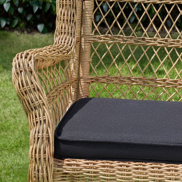 RISHOLMEN Wing chair, in/outdoor, Järpön/Duvholmen anthracite