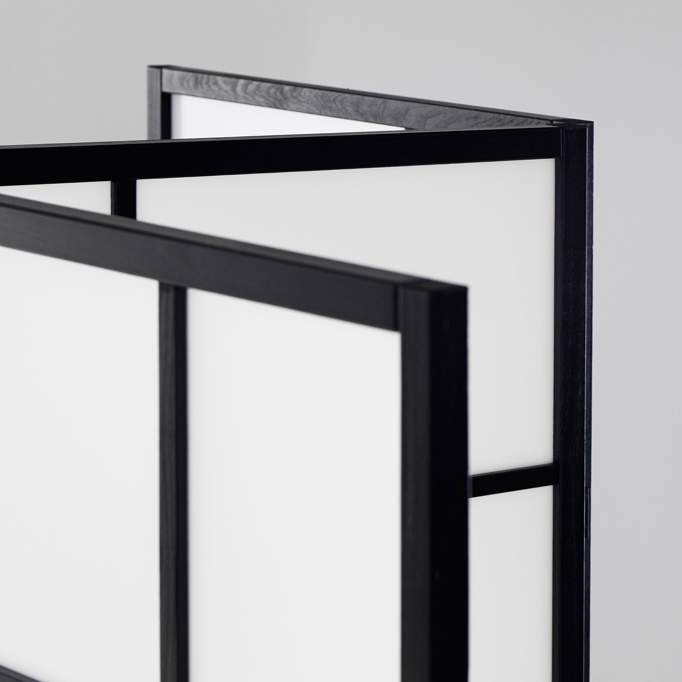 ikea RISOR リソール パーテーション　モダン RISÖR room divider, white/black, 216x185 cm - IKEA