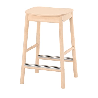 RÖNNINGE Bar stool, counter height/birch, 63 cm