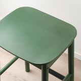 RÖNNINGE Bar stool, counter height/green, 63 cm