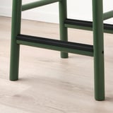 RÖNNINGE Bar stool, counter height/green, 63 cm