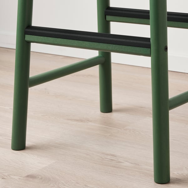 RÖNNINGE Bar stool, green, 75 cm