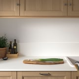 RUNSBÄCK Custom made wall panel, white/high pressure porcelain, 1 m²x1.2 cm