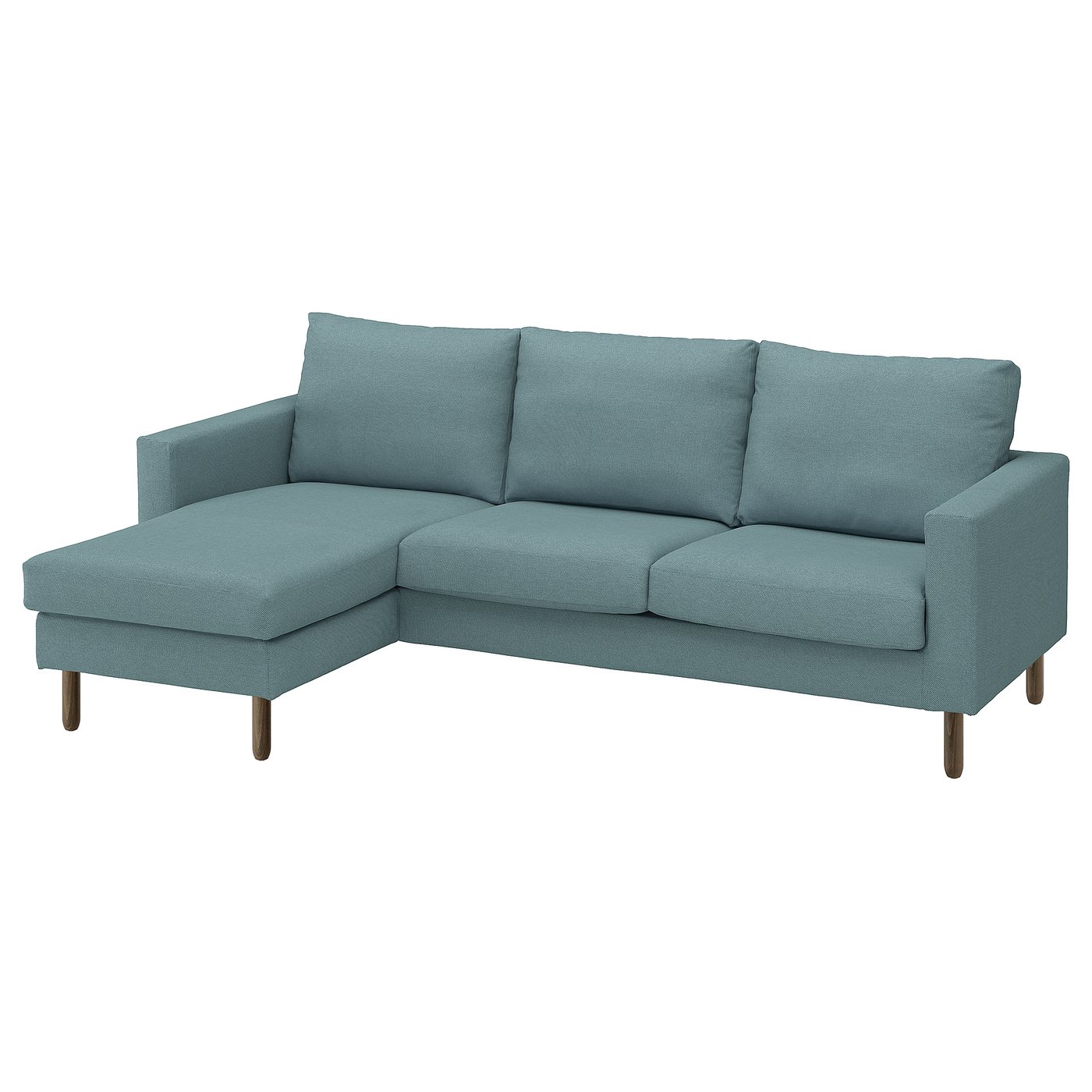 SALTSJÖBADEN 3-seat sofa with chaise longue - Fridtuna dark grey-blue