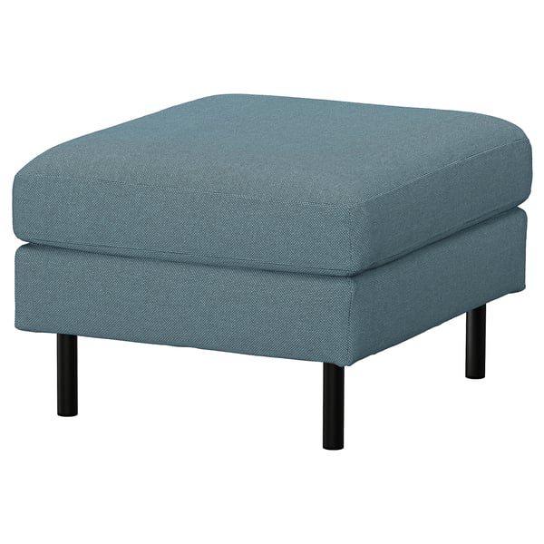 SALTSJÖBADEN Footstool, Fridtuna dark grey-blue