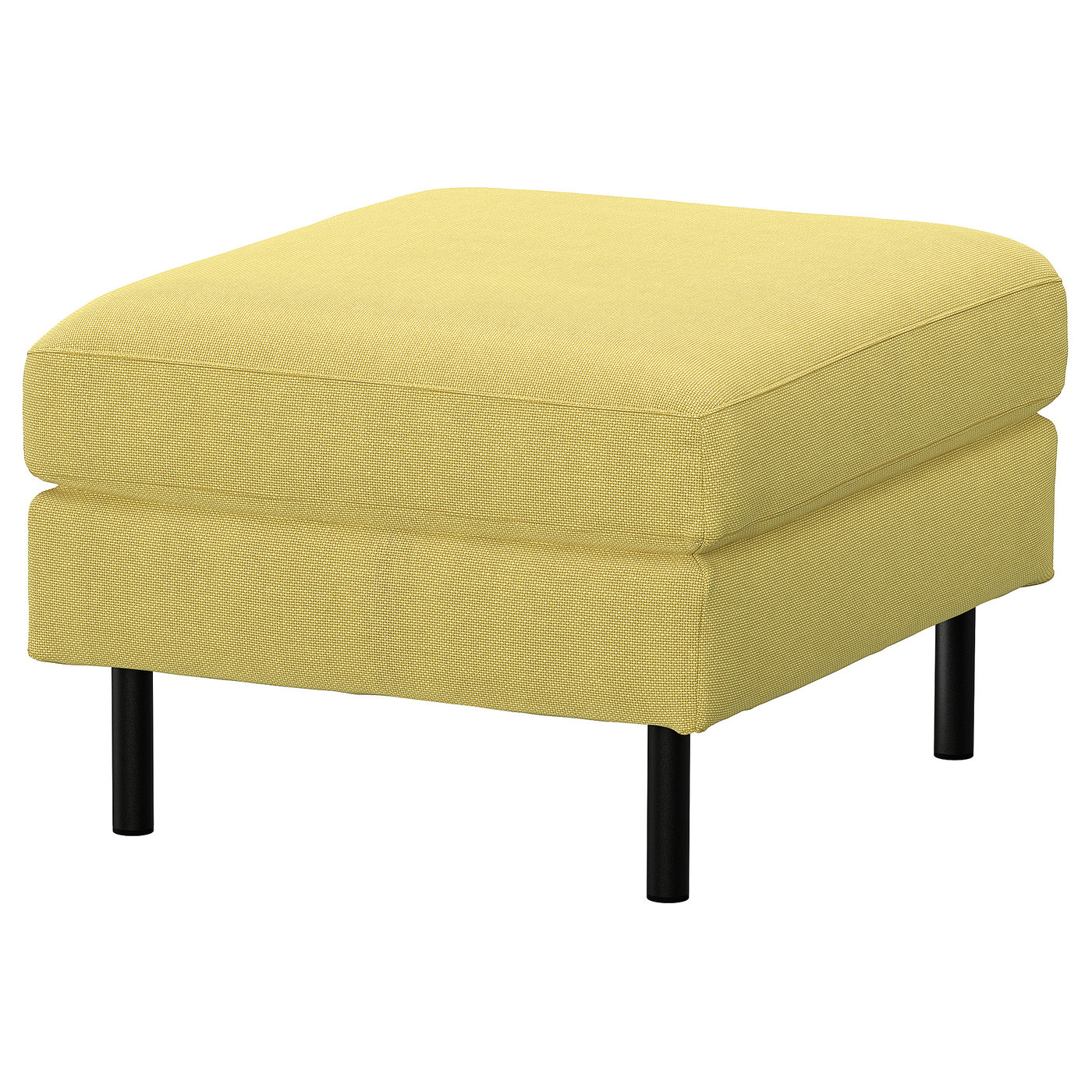 SALTSJÖBADEN Footstool - Fridtuna yellow