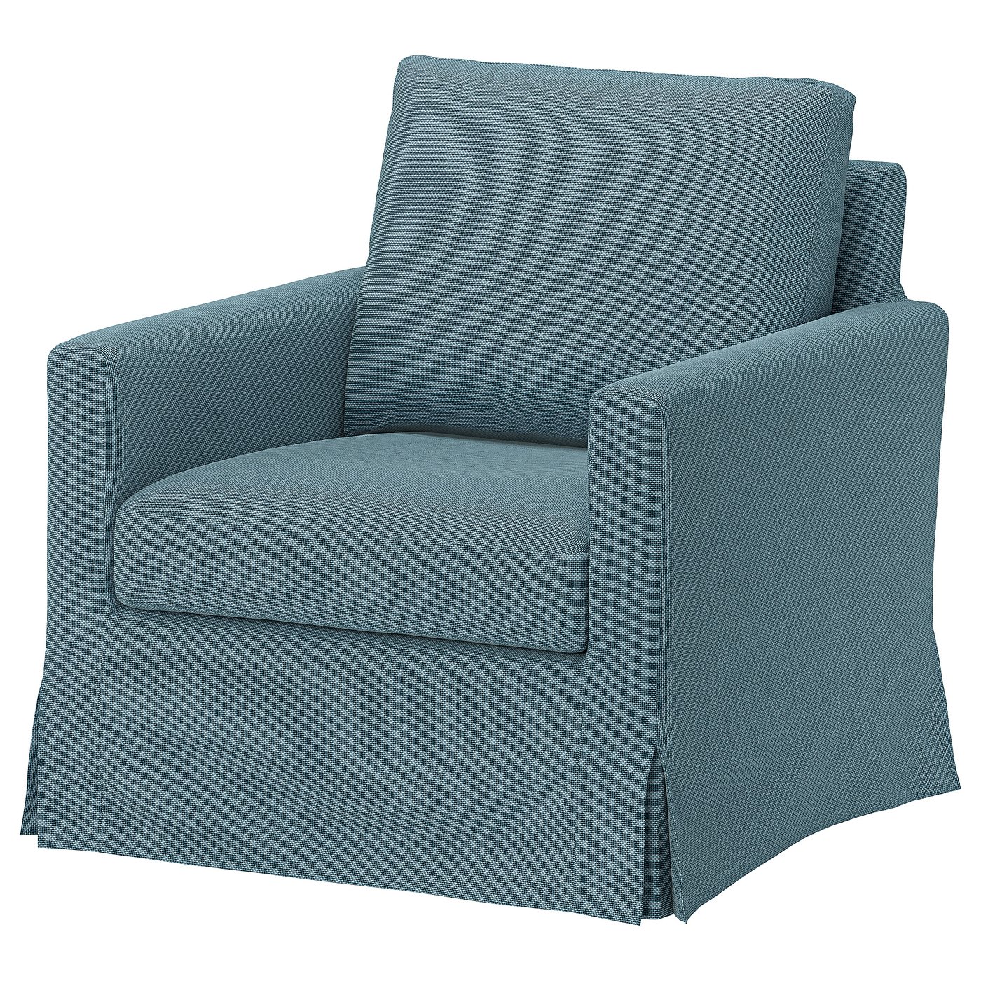 SALTSJÖBADEN Rocking and swivel armchair - Fridtuna dark grey-blue