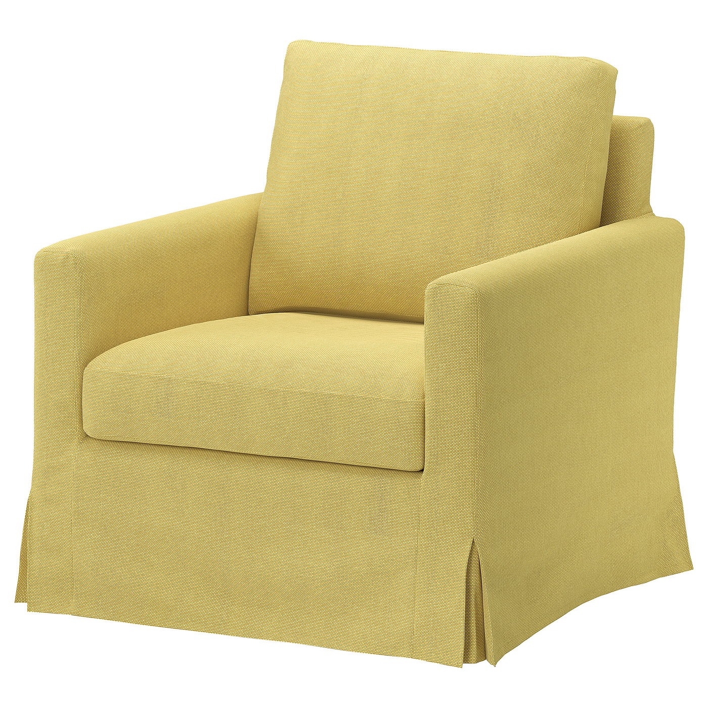 SALTSJÖBADEN Rocking and swivel armchair - Fridtuna yellow