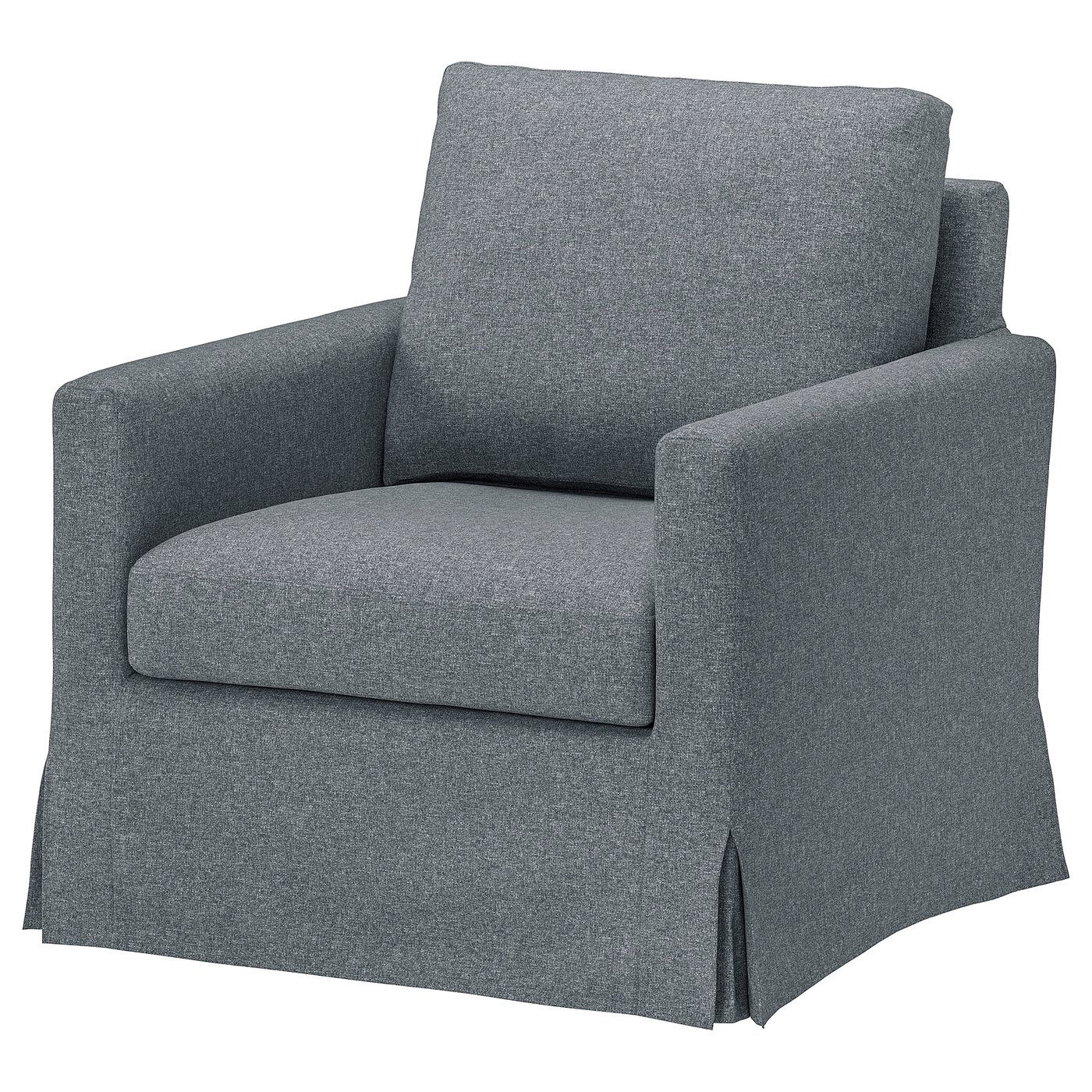 SALTSJÖBADEN Rocking and swivel armchair - Gunnared medium grey