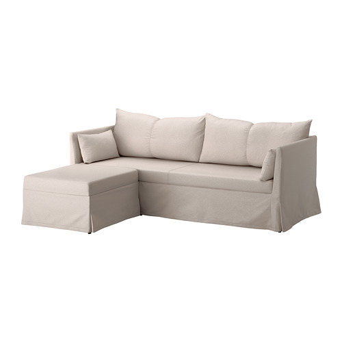 Sandbacken Corner Sofa Bed Lofallet Beige Ikea