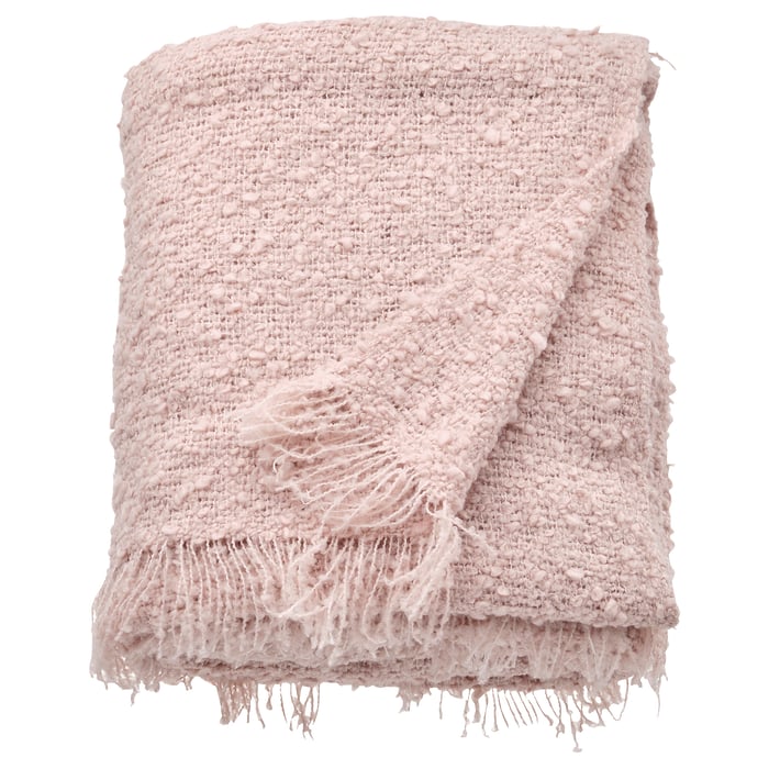 SANDBRODD throw, light pink, 130x170 cm IKEA