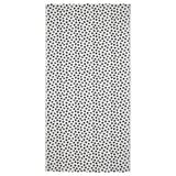 SANDLUSERN Pre-cut fabric, white/black, 150x300 cm