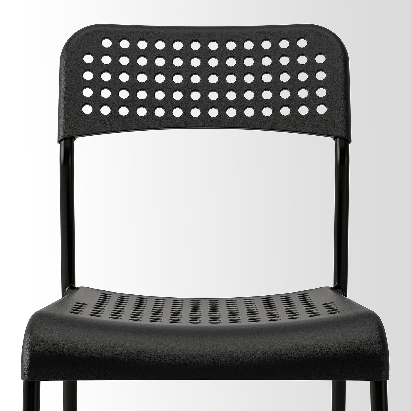 SANDSBERG / ADDE table and 4 chairs, black/black, 110x67 cm