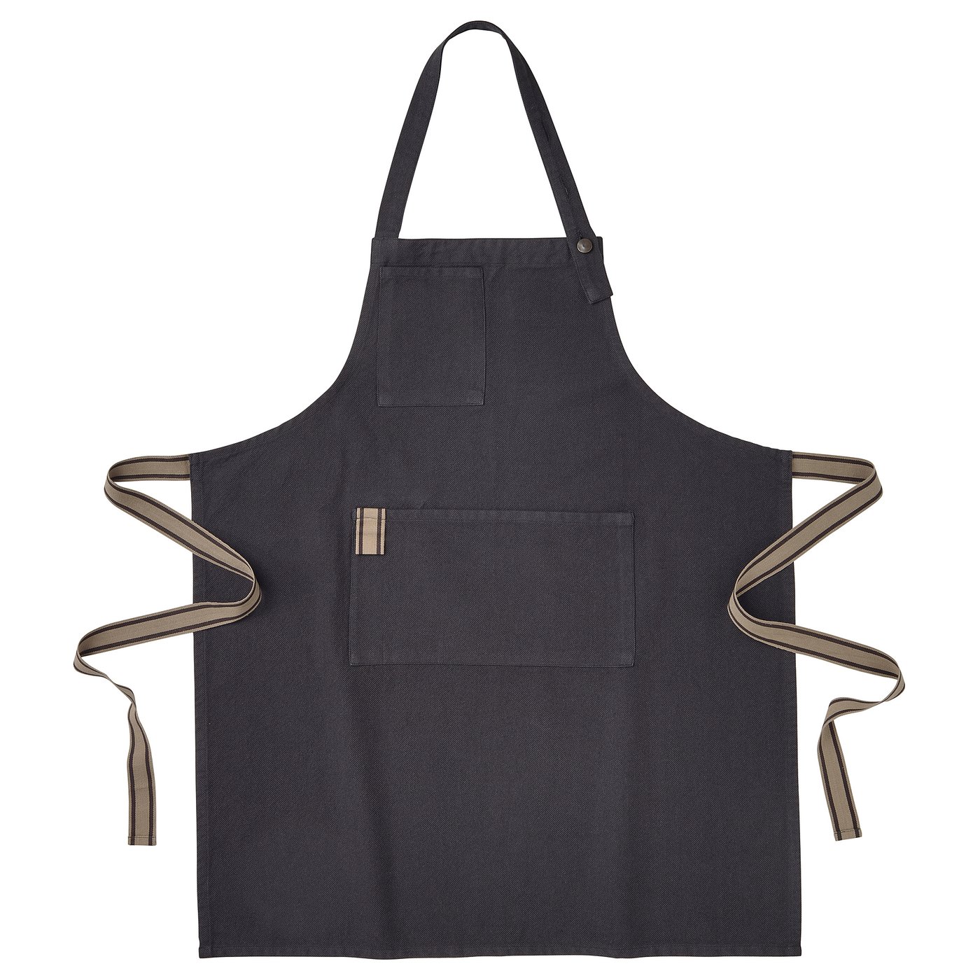 SANDVIVA Apron - dark grey 69x85 cm
